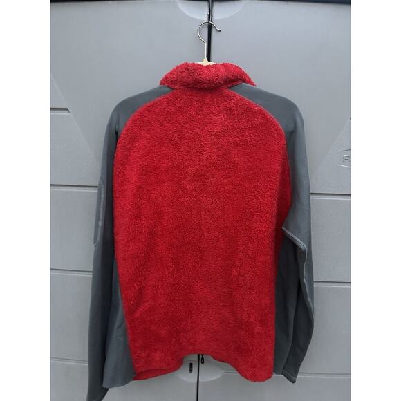Patagonia Jacket Mens Large XL Red Zip Up Gorpcore Camping Hiking Sherp - Picture 4 of 13